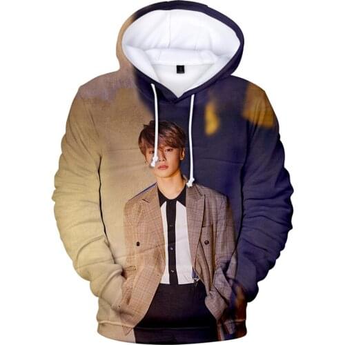 New Fashion Stray Kids Yellow Wood Sweatshirt Men/Women K-pop Idol Popular Hip Hop Hoodie Print Stray Kids Mens Hoodies Top