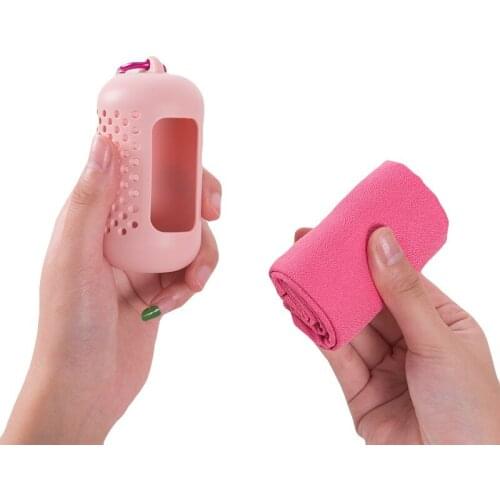 Cooling Microfiber Towel Cooling Relief Outdoor Sports Towel Portable Quick Drying Yoga Gym Towel Camping Running Travel Towel