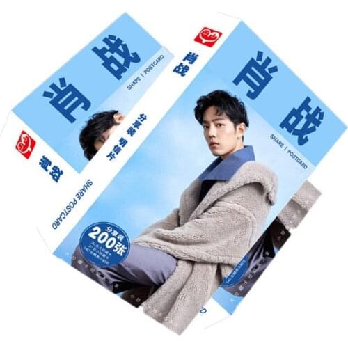 Xiao Zhan Wang Yibo Z.Tao Huang Zitao Wang Junkai Ju Jingyi R1se Hu Yitian Bai Jingting Yang Zi Li Xian Postcard With Sticker