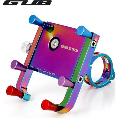 GUB Rotatable Colorful Bicycle Phone Holder For 55-100 mm Width Smartphone Stand MTB Road Bike Motorcycle Handle Phone Bracket