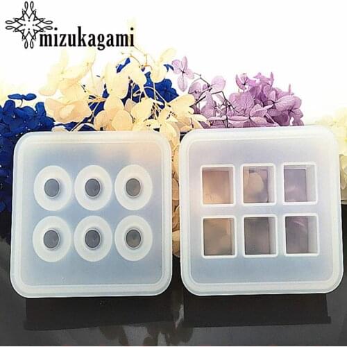 Transparent Mold Beads Round Square Loose Beads Ice Cube Mold DIY Tool Hand Craft Jewelry Making Mold Resin Molds For Jewelry