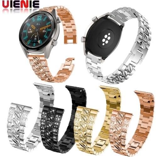 22mm mens watches womens bracelet For Samsung Gear S3/Galaxy 46mm smart watch wristband for HUAWEI GT strap accessories