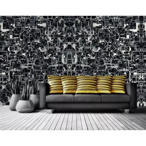 Nordic pad with simple single apartment personality background wall painting