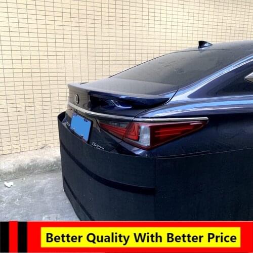 For Lexus ES 2018-2020 Spoiler ABS Material Car Rear Wing High Quality Rear Spoiler For Lexus ES250 ES300 ES350 2018-2020