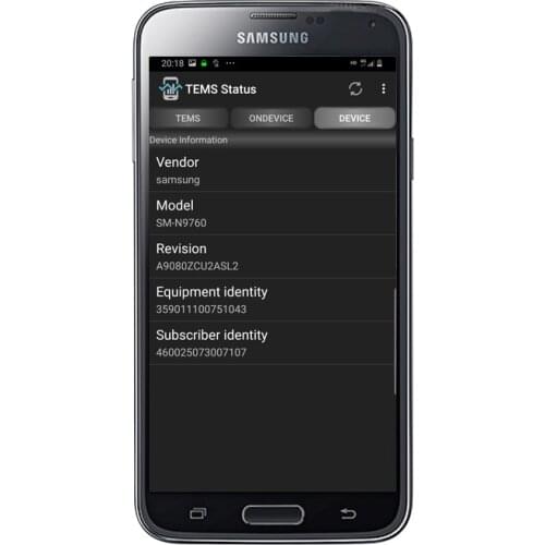 Tems&Nemo samsung GALAXY S5 tems pocket G9006V VoLTE 4X4 MIMO,test phone