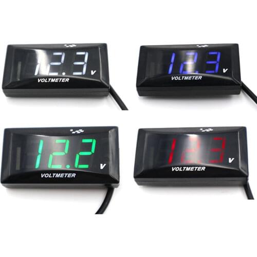 Motorcycle Volt meter Electric DC:10-150v Voltmeter For YAMAHA ybr 125 mt03 ys 125 fjr 1300 racer nmax 155 fz6 yzf r15 cygnus-z