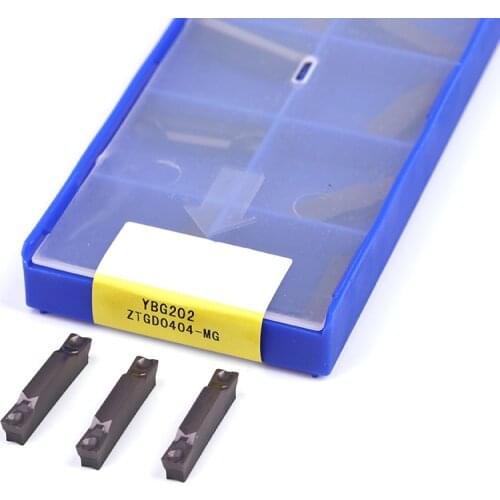 ZTFD0303 ZTGD0404 ZTHD0504 ZTKD0608 ZTED02503-MG YBG202 YBG302 YBG205 grooving blade CNC tool carbide blade