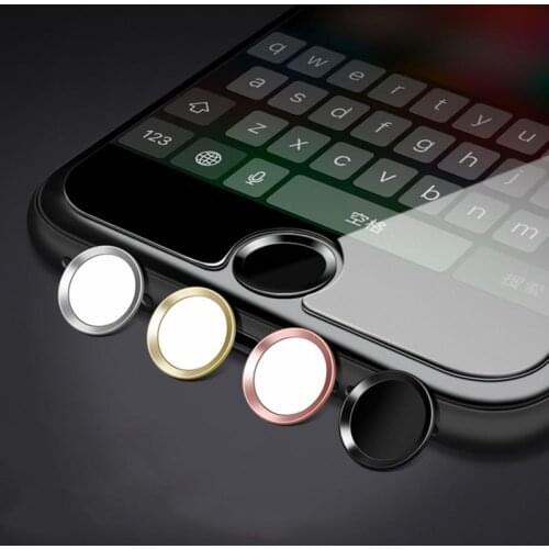 1PCs Support Fingerprint Unlock Touch Key ID Home Button Sticker Protector Keypad Keycap For IPhone 5s 5 SE 4 6 6s 7 Plus