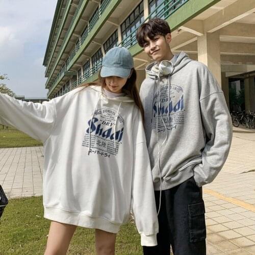 2021 latest sweater couples wear new loose cashmere sweater in autumn and winter