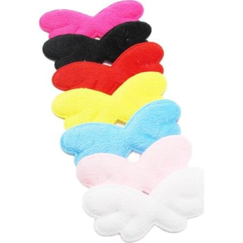8*3.5cm Cute Plush Wings Patches Multicolor Angel Wings Clothing Accessories DIY Handmade Decoration Materil Pet Supplies