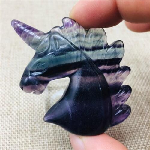 AAAA Natural crystal animal fluorite crystal statue decoration