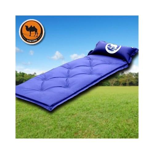 Camel automatic inflatable mat outdoor tent camping inflatable mattress thick single double moisture picnic mat