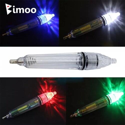 Bimoo 1PC 35g LED Night Fishing LED Fish Light Fish Gathering Attracting Lure Lamp Attractive Attractor Waterproof Red White etc
