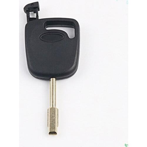 DAKATU with logo Transponder Uncut Blank Blade Key Shell For Ford Focus Mondeo KA Jaguar XJ8 Transit Connect Uncut No Chip