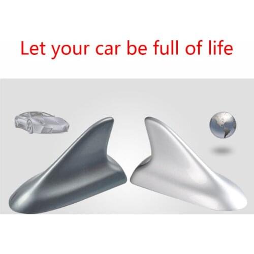 For VW Nissan Honda BMW Toyota Camry Shark Fin Decoration Antenna Car Aerial Roof Accessories White Red Silver Black