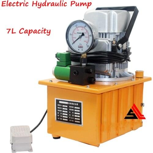High Pressure Electric Hydraulic Pump HHB-700A electric oil pump Pedal - with Solenoid Valve Oil Pressure Pump