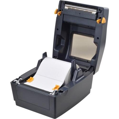 Factory Barcode printers clothing label Support 20mm~108mm Width printing electronic surface by thermal bar code label printers