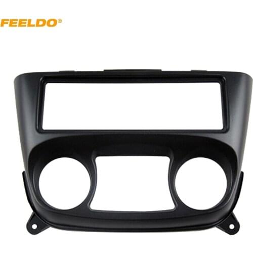 FEELDO Car 1Din Radio Panel Fascia Frame For NISSAN Almera SENTRA 2000-2006 Stereo Frame Plate Dashboard Bezel Trim Kit #5029