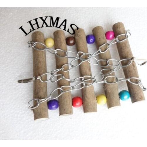 Parrot Wooded Stand Climbing Ladder Toy Parrot Swing Toys Parrot Supplies D364