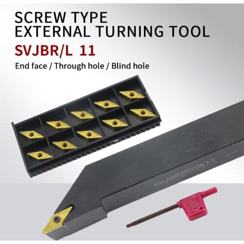 SVJBR1212H11/SVJBR1616H11/SVJBR2020K11 external turning tool CNC tool and VBMT carbide insert