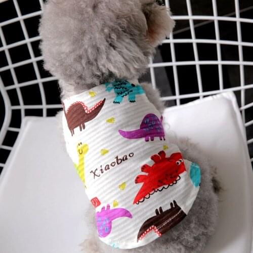 Summer Sports Pet Dog Cat Shirt Pet Vest Clothing Medium Animal T shirts Sun proof Breathable Apparel Small Dogs Chihuahua Pugs