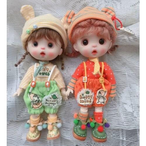 Mini OB 11 dolls customization dolls selling with clothes and wig
