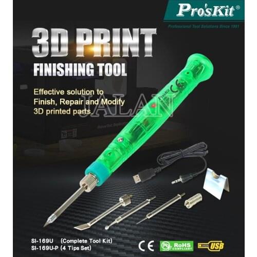 ProsKit SI-169U Soldering Iron Group Tools Kit For mobile phone repair Handheld USB Electric Soldering Iron Set