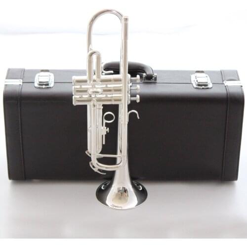 New De Xin Bb Trumpet 6310 Silver Plated Music Instruments Profesional Trumpets Student Included Case Mouthpiece Accessories
