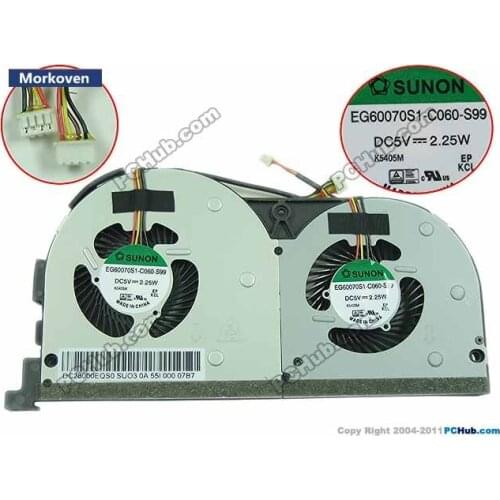 Laptop CPU cooling fan for Lenovo Y50 Y50-70AS Y50-70AM Y50-70A Y50-70 Y50-70AS-ISE cooler EG60070S1-C060-S99 Touch