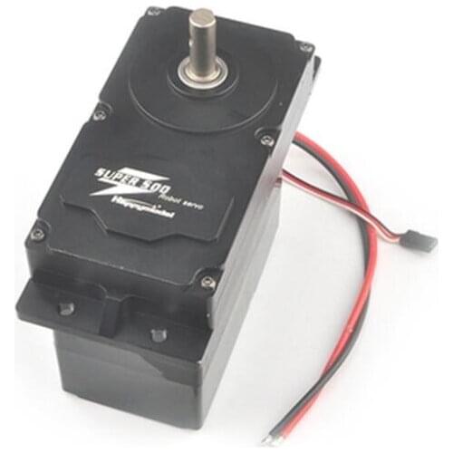 SUPER500 SUPER 500 500KG.CM High Torque Metal Servo 12V-24V DC Input Support PWM Servo BEC 5V For DIY Large Robot Arms