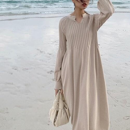 TKXE Fashionable Knitted Dresses