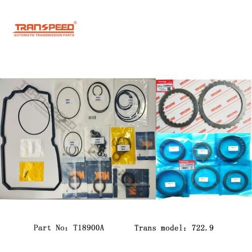 Transpeed 722.9 Automatic Transmission Systems Master Rebuild Kit T18900A For Car Accessories