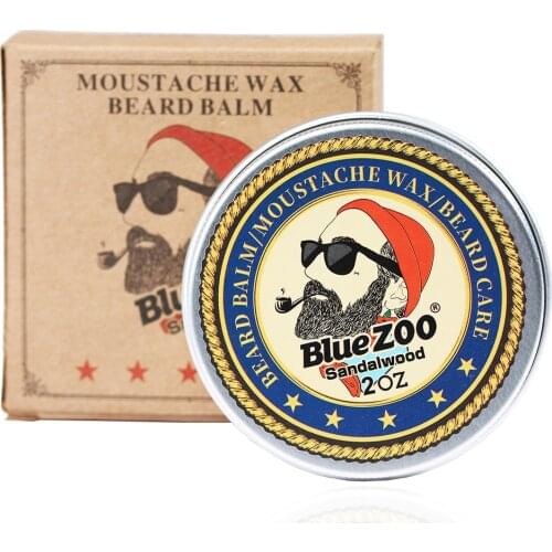 Thicker Mustache Fragrant Beard Balm Natural Moisturizing Men Beard Care Softener