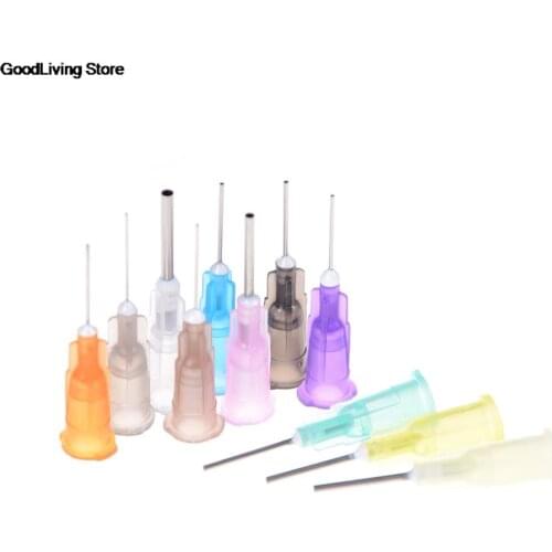 ZLinKJ 100pcs/bag High Quality Solder Paste Adhesive Glue Liquid Dispensing Needle Wholesale