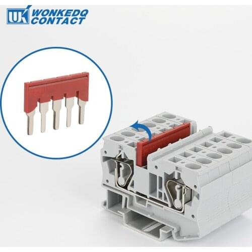 Jumpers FBS2-8 3-8 4-8 5-8 10-8 Plug-in bridge for ST and PT DIN Rail Terminal Blocks Accessories