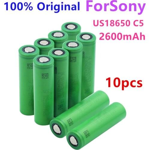 10pcs Original US18650 VTC5 Li-ion rechargeable 18650 battery for VTC5 30A 3000mah ForSony toys tools flashlight+free shipping