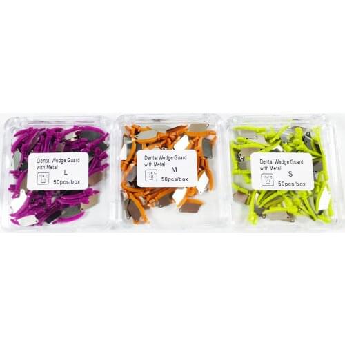 2Box/100pcs Dental Fender Wedges Tooth Matrix Prep Interproximal Diastema Guard Autoclavable 134