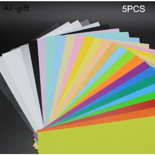 5 Pcs/Set Color Heat Shrink Sheet Plastic Magic Paper Sheet for Educational DIY Crafts DAG-ship