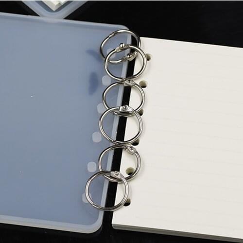 A5 A6 A7 Notebook Cover Silicone Mold Crystal Epoxy Resin Molds For DIY UV Resin Mould Handmade Crystal Book Accessories