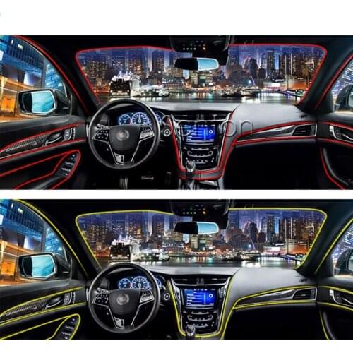 Car Interior Atmosphere Lights Styling For Mitsubishi ASX Lancer 10 9 Outlander Pajero For Suzuki Swift Grand Vitara SX4 Vitara