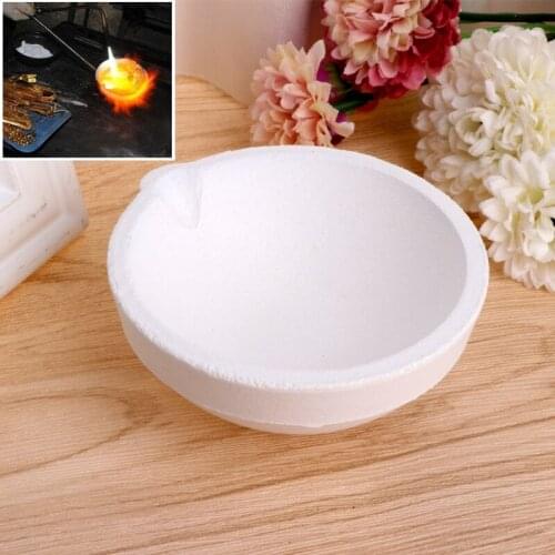 500Grams Quartz Bowl Jewelry Equipment Crucible For Melting Gold Silver Platinum