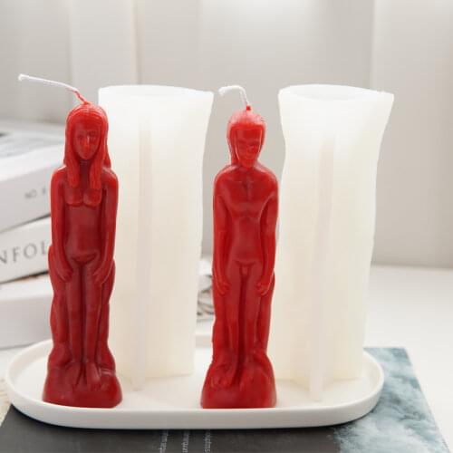 3D Humanoid Candle Mould Adult Ceremony Candle Plastic Mold Magic Candle Pc Mold Humanoid Mold Candle Making Mold candle making