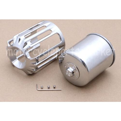 Chrome Oil Filter Cover w/ Oil Filter For Harley Twin Cam Sportster Dyna Softail Touring CVO Fatboy Machine Oil Grid