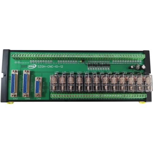 IO relay board with new 12 relay for CNC lathe or milling controller