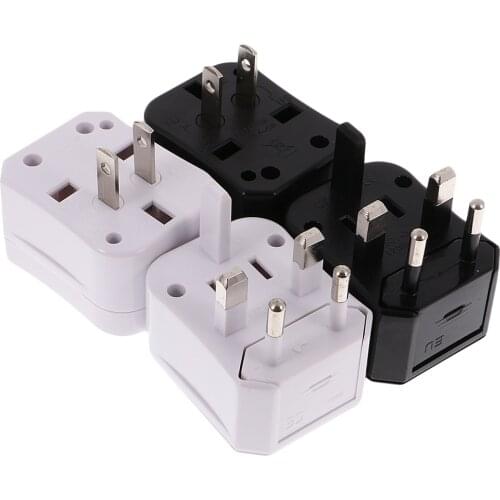 Compact Travel Adapter Worldwide All in One Universal Power Converter AC Plug Wall Charger USA EU UK AUS with Storage Case