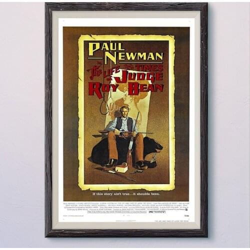 N461 THE LIFE AND TIMES OF JUDGE ROY BEAN Vintage Classic Movie Wall Silk Cloth HD Poster Art Home Decoration Gift