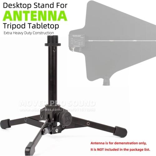 Desktop Tripod Mic Signal Bracket Boom Hold For Wireless Microphone System Antenna Amplifier Tabletop Stand Rack Mount Holder