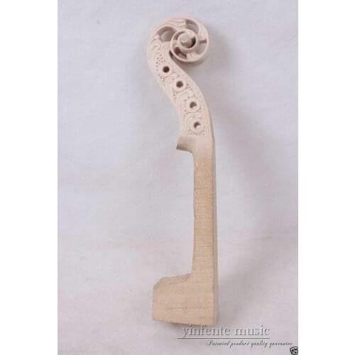 New 4/4 Violin Neck Violin Headstock Hand Carve maple wood Free Shipping Violin parts & accessories