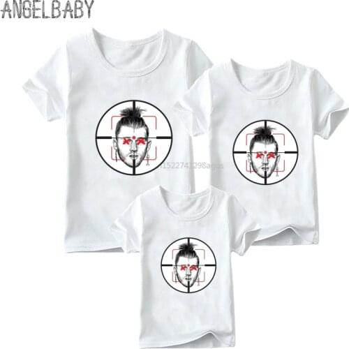 Matching Family Outfits Rapper Eminem Diss Mgk Killshot Print Boys Girls T-shirt Hip Hop Clothes Kids&Woman&Man Funny Tshirt