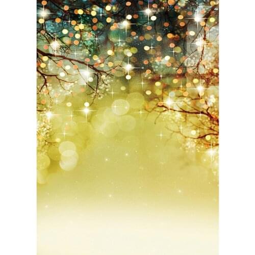 Twinkle Flare Branches Bokeh Photographic Backdrop Vinyl Fond Background for Children Baby Shower Party Photobooth Photo Studio